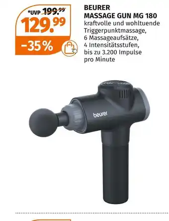 Müller Beurer massage gun mg 180 Angebot