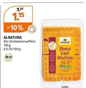 Müller Alnatura bio dinkeleierwaffeln Angebot