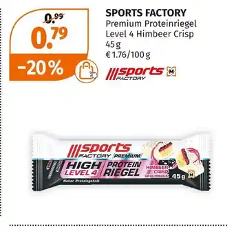 Müller Sports factory premium proteinriegel Angebot