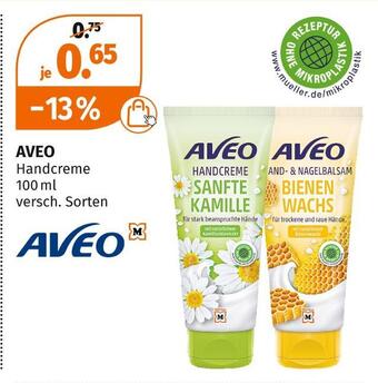 Müller Aveo handcreme Angebot