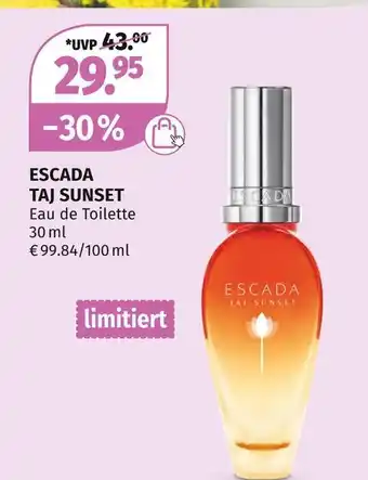 Müller Escada taj sunset eau de toilette Angebot