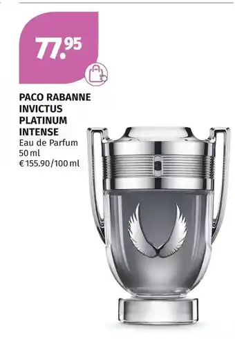 Müller Paco rabanne invictus platinum intense Angebot