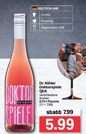 Famila Nord West Dr. Köhler Doktorspiele QbA 0,75L Angebot