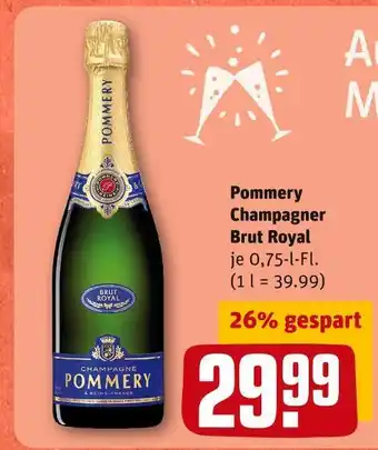 REWE Pommery champagner brut royal Angebot