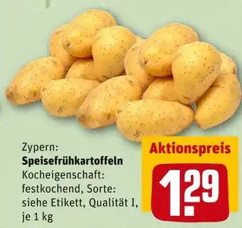 REWE Speisefrühkartoffeln Angebot