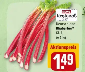 REWE Rewe regional rhabarber Angebot
