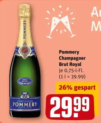 REWE Pommery champagner brut royal Angebot