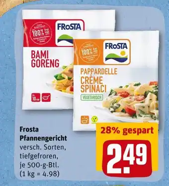 REWE Frosta pfannengericht Angebot