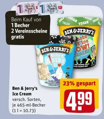 REWE Ben & jerry‘s ice cream Angebot