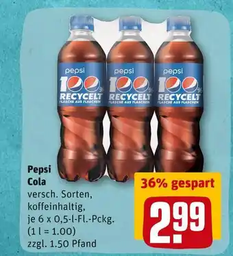 REWE Pepsi cola softdrinks Angebot