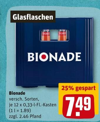 REWE Bionade limonade Angebot