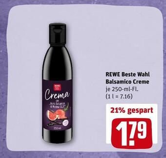 REWE Rewe beste wahl balsamico creme Angebot