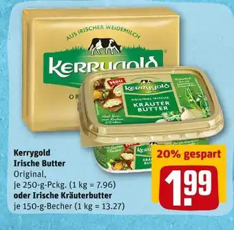 REWE Kerrygold irische butter oder irische kräuterbutter Angebot