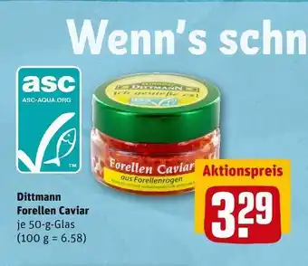 REWE Dittmann forellen caviar Angebot