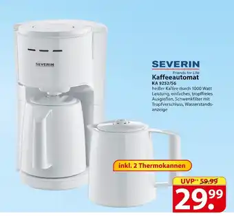 Famila Nord Ost Severin kaffeeautomat ka 9252/56 Angebot