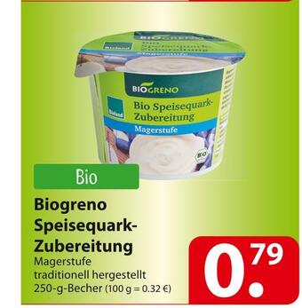 Famila Nord Ost Biogreno speisequark-zubereitung Angebot