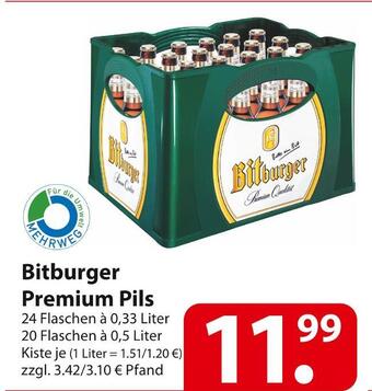 Famila Nord Ost Bitburger premium pils Angebot