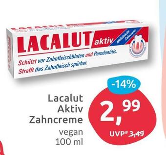 Budni Lacalut aktiv zahncreme Angebot