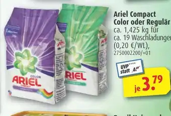 ROLLER Ariel compact color oder regulär Angebot