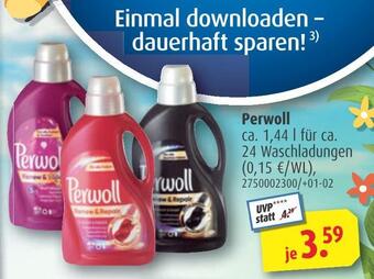 ROLLER Perwoll waschmittel Angebot