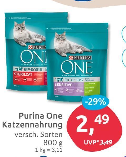 Purina one katzennahrung Angebot bei Budni