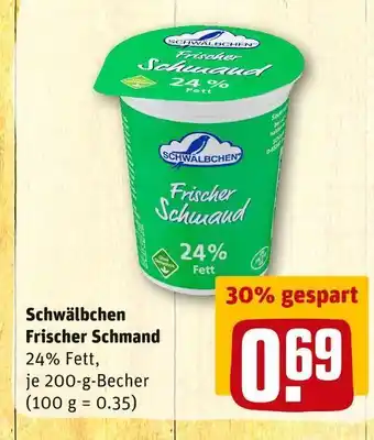 REWE Schwälbchen frischer schmand Angebot