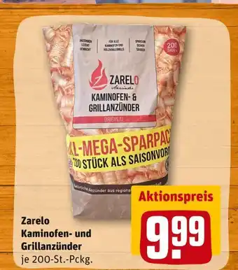 REWE Zarelo kaminofen- und grillanzünder Angebot