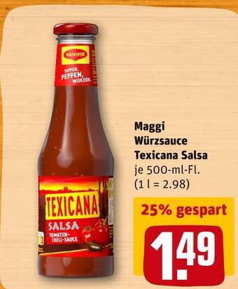 REWE Maggi würzsauce texicana salsa Angebot