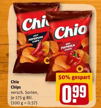 REWE Chio chips Angebot