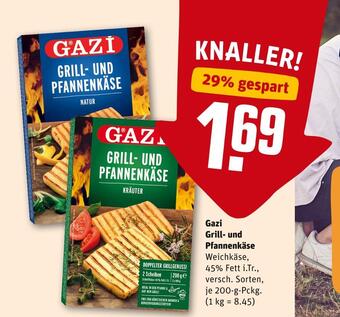 REWE Gazi grill- und pfannenkäse Angebot
