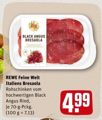 REWE Rewe feine welt italiens bresaola Angebot