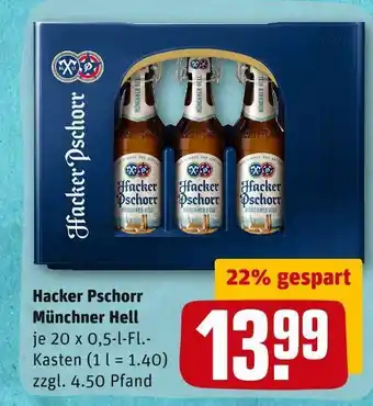REWE Hacker pschorr münchner hell Angebot