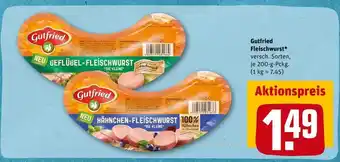 REWE Gutfried fleischwurst Angebot