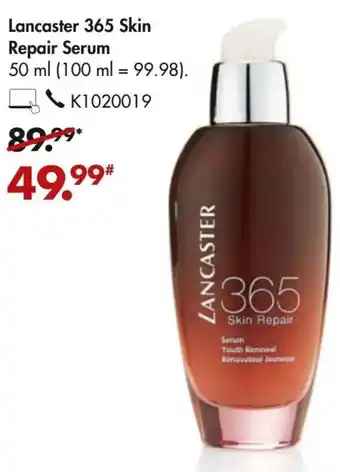 Galeria Lancaster 365 Skin Repair Serum Angebot