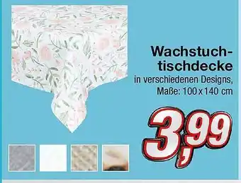 KiK Wachstuch Tischdecke Angebot