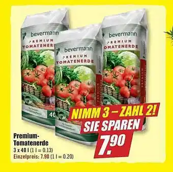 B1 Discount Baumarkt Premium-tomatenerde Angebot