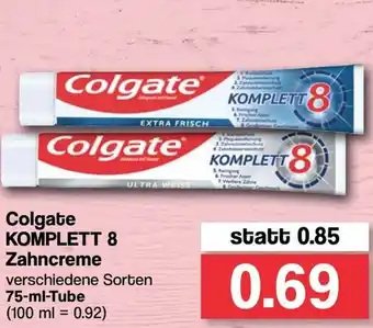 Famila Nord West Colgate Komplett 8 Zahncreme 75ml Angebot