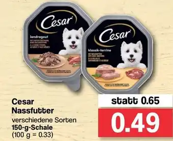 Famila Nord West Cesar Nassfutter 150g Angebot