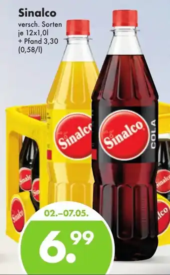 Trink und Spare Sinalco 12x1L Angebot