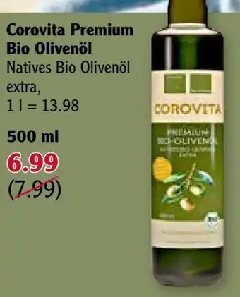 Globus Corovita Premium Bio Olivenöl 500 ml Angebot