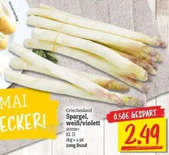 NP Discount Spargel Weiß/violett 500g Bund Angebot