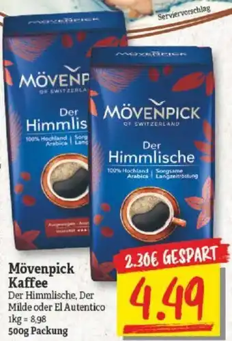 NP Discount Mövenpick Kaffee 500g Packung Angebot