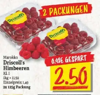 NP Discount Driscoll's Himbeeren 2x125g Packung Angebot