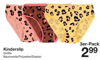 Zeeman Kinderslip 3er Pack Angebot