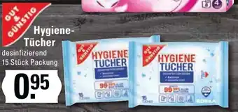 Edeka Frischemarkt Gut & Günstig Hygiene Tücher 15 Stück Packung Angebot