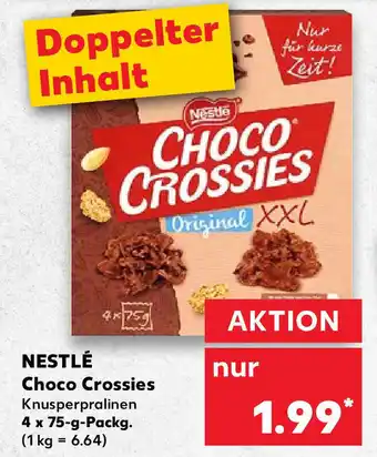 Kaufland Nestlé Choco Crossies 4x75g Angebot