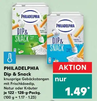 Kaufland Philadelphia Dip & Snack 122-128g Angebot