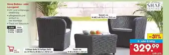 Netto Marken-Discount Shaf Nova Balkon- Oder Loungeset Angebot