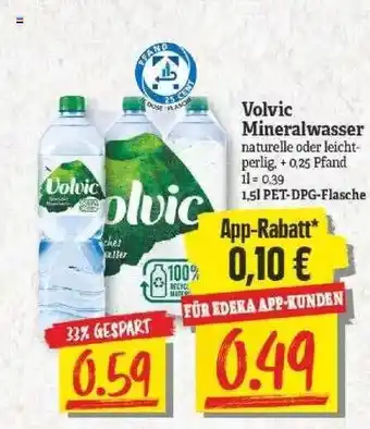 NP Discount Volvic Mineralwasser Angebot