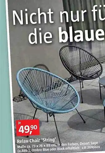 Bauhaus Relax-chair „string“ Angebot